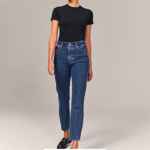 Abercrombie the mom high rise jeans
